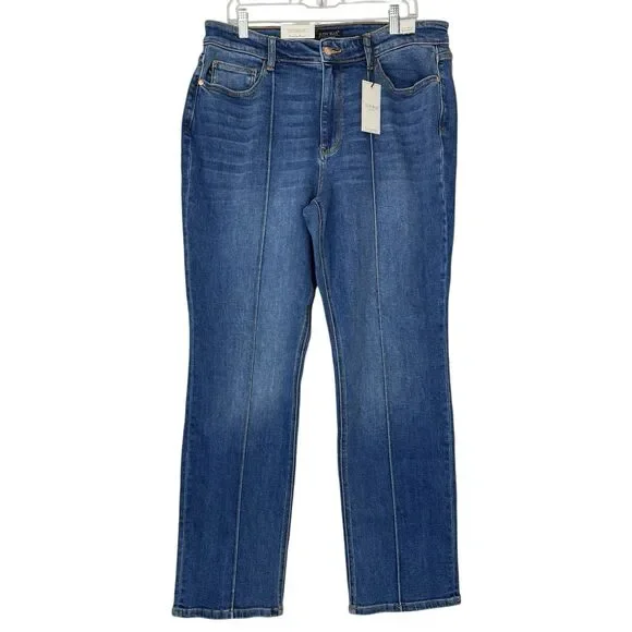 Judy Blue Jeans Size 18 W High Waist Straight 82571 Better Than Revenge - Picture 2 of 13